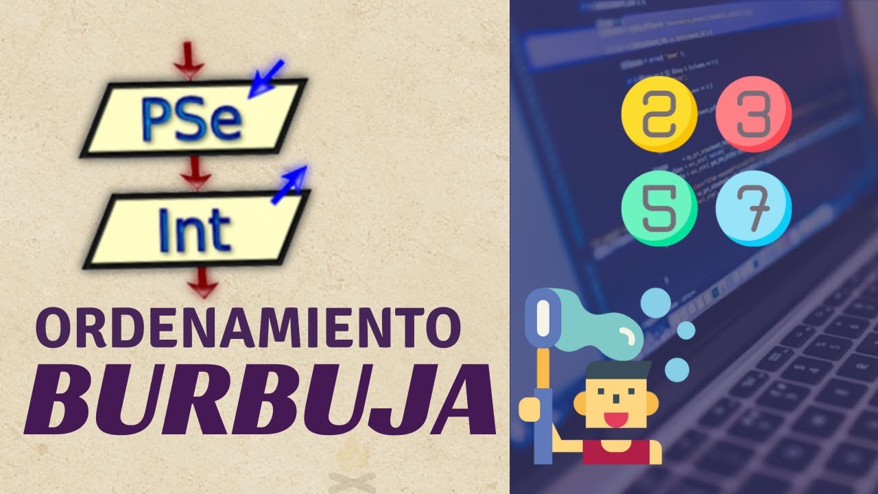 Pseint desde cero 2026 | Ordenamientos | Método burbuja en Pseint con código