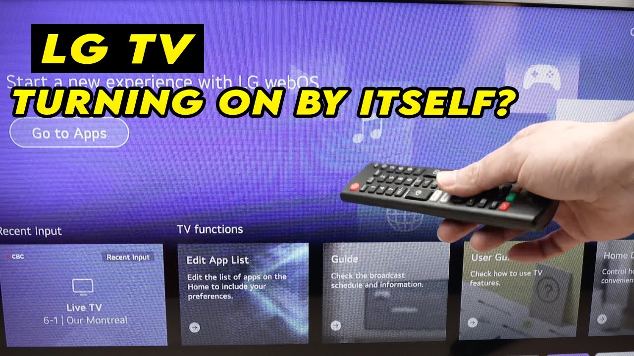 Как устранить проблему с самопроизвольным включением телевизора LG Smart TV