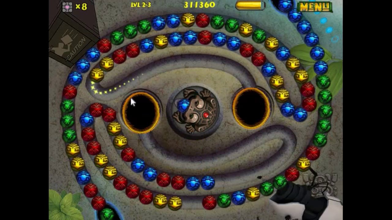 Let's play Zuma Portal 2 EX demo (Adventure mode) - Only Stage 1, 2 and 3.