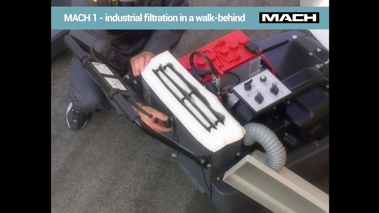 MACH1 - The pioneer of walk-behind vacuum sweeper
