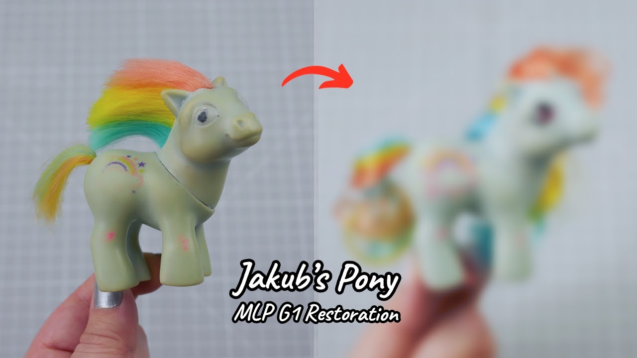 Restoring Jakub's Vintage Little Pony (Baby Sunribbon MLP G1)