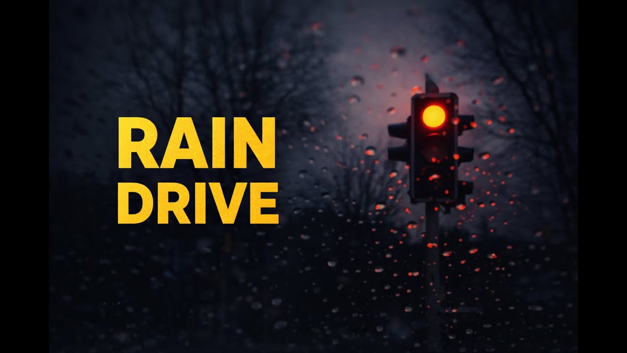 ASMR 4K Drive in Istanbul | Rain, Wipers & A Quiet Mind | Caddebostan to Dragos