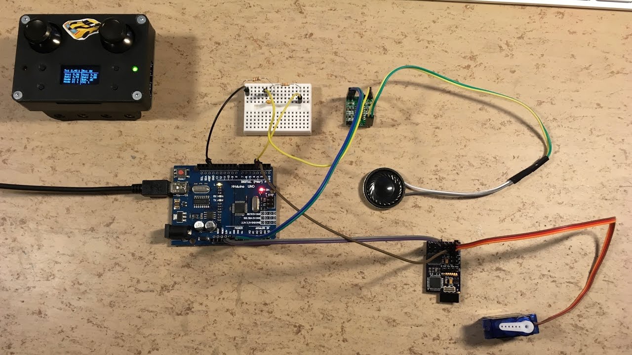 Arduino RC Diesel engine sound module - connected to 