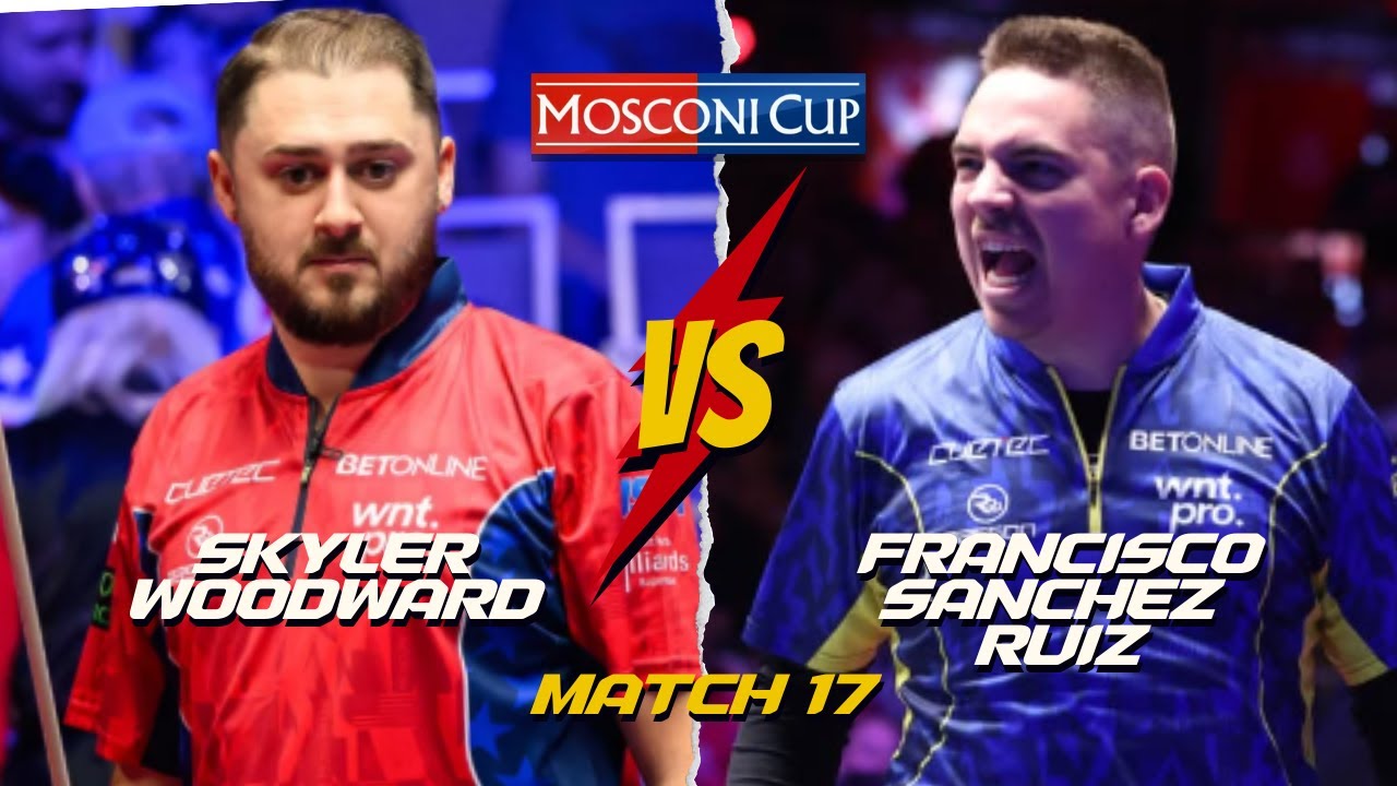 Skyler Woodward VS Francisco Sanches Ruiz | Match 17 | Highlights | 2024 Mosconi Cup