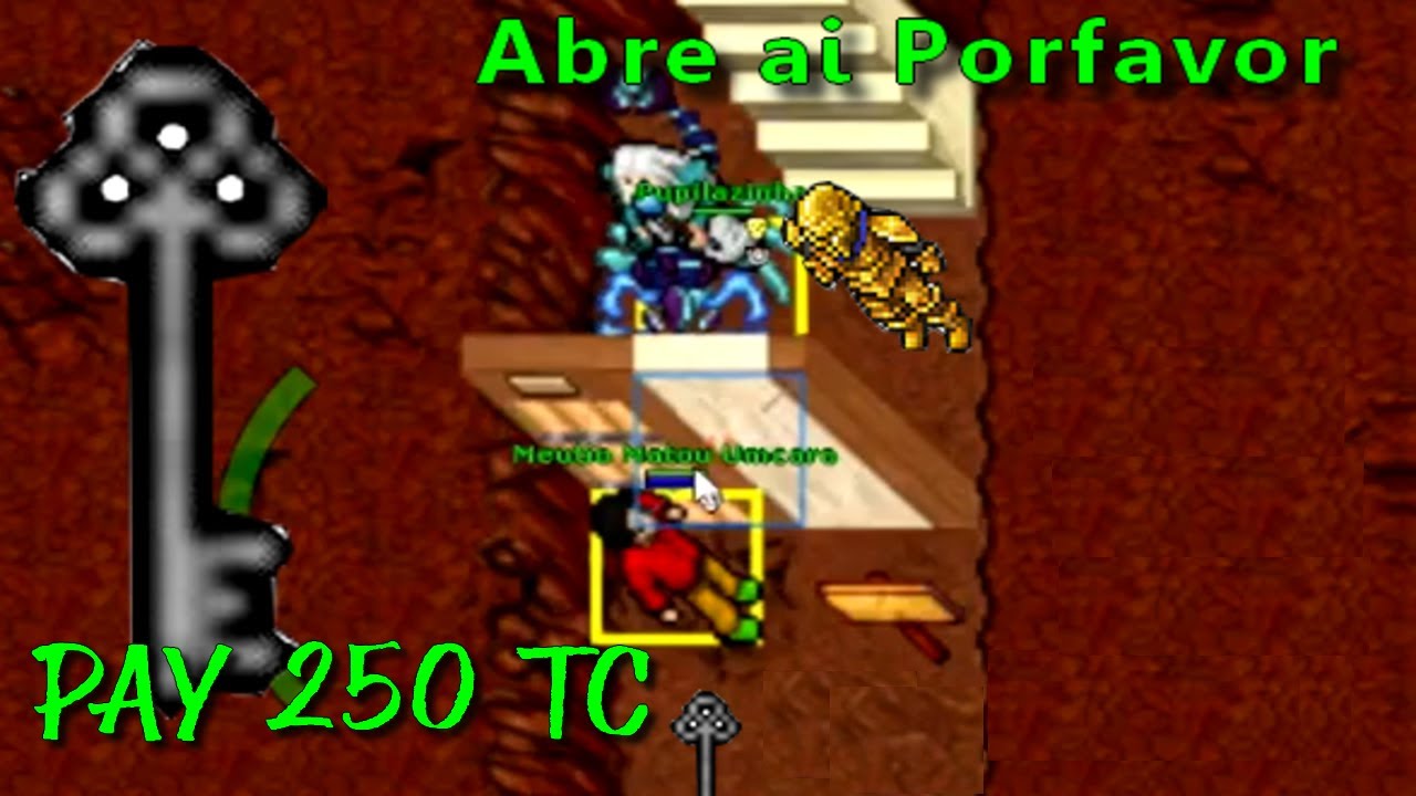 Trancando os TIBIANO nutella na livraria da desert quest 😂 TIBIA PK 💀