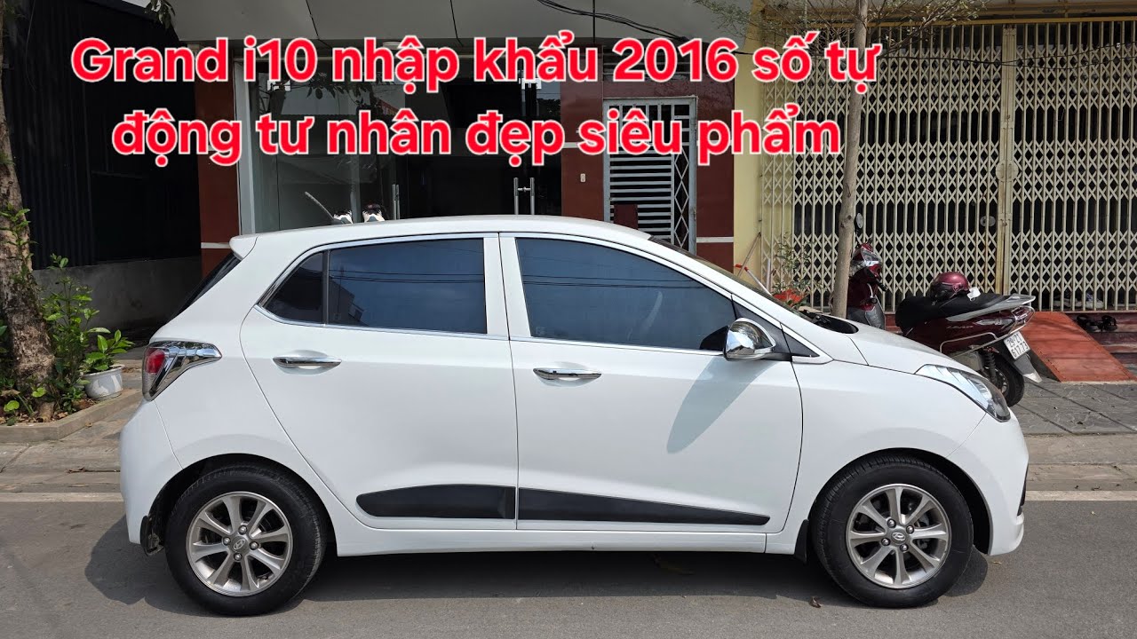 🦄 Tuyệt phẩm số tự động nhập khẩu | Grand i10 bản đủ 2016 lên ghế 2 màu tư nhân siêu đẹp! 0913633466