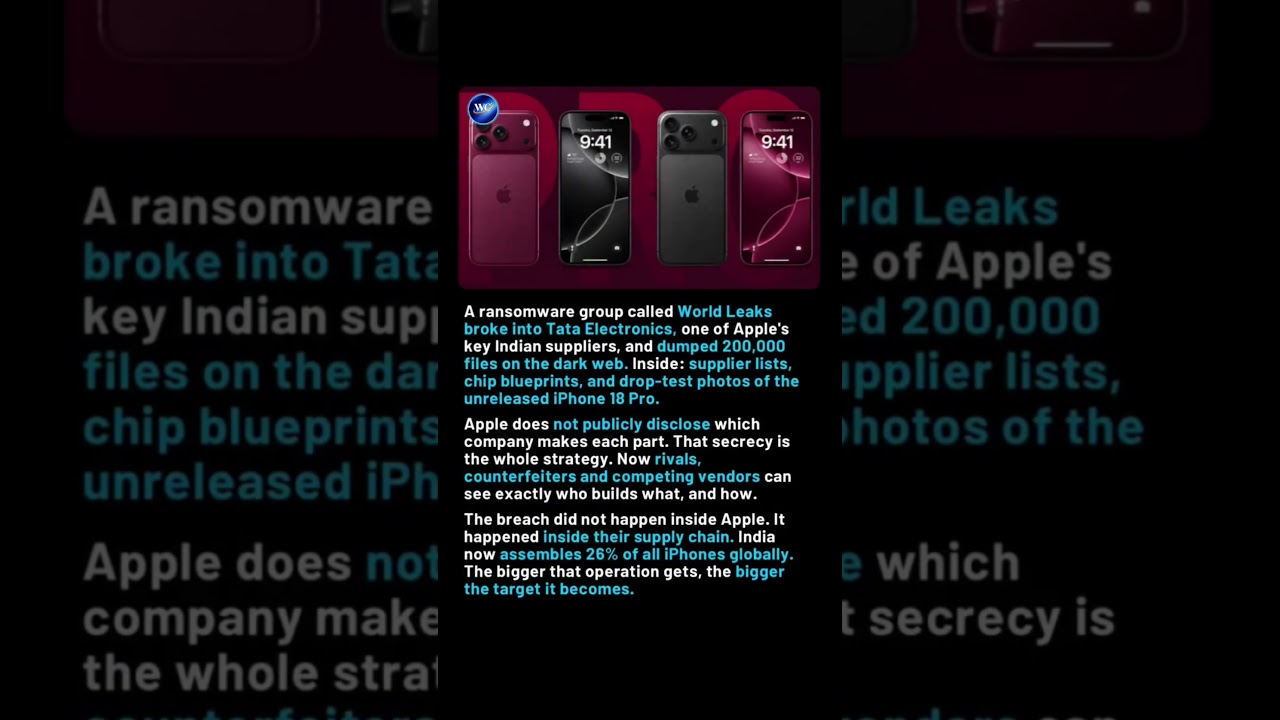 Apple's Supply Chain Hacked: iPhone 18 Pro Secrets Out 🚨