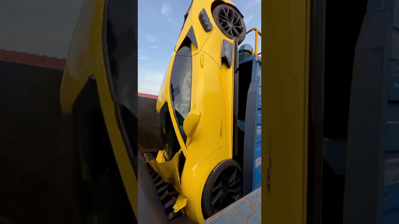 #เครื่องบดขยะ#ขยะรีไซเคิล #ขยะ #Garbagegrinder#garbage #recycledwaste#lamborghini