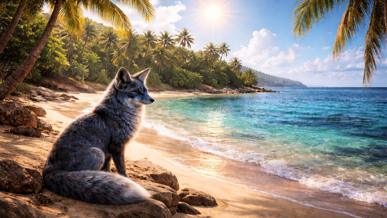 Chill Focus Music by the Sea – Relaxing Coastal Vibes for Concentration | Blue Fox Chill