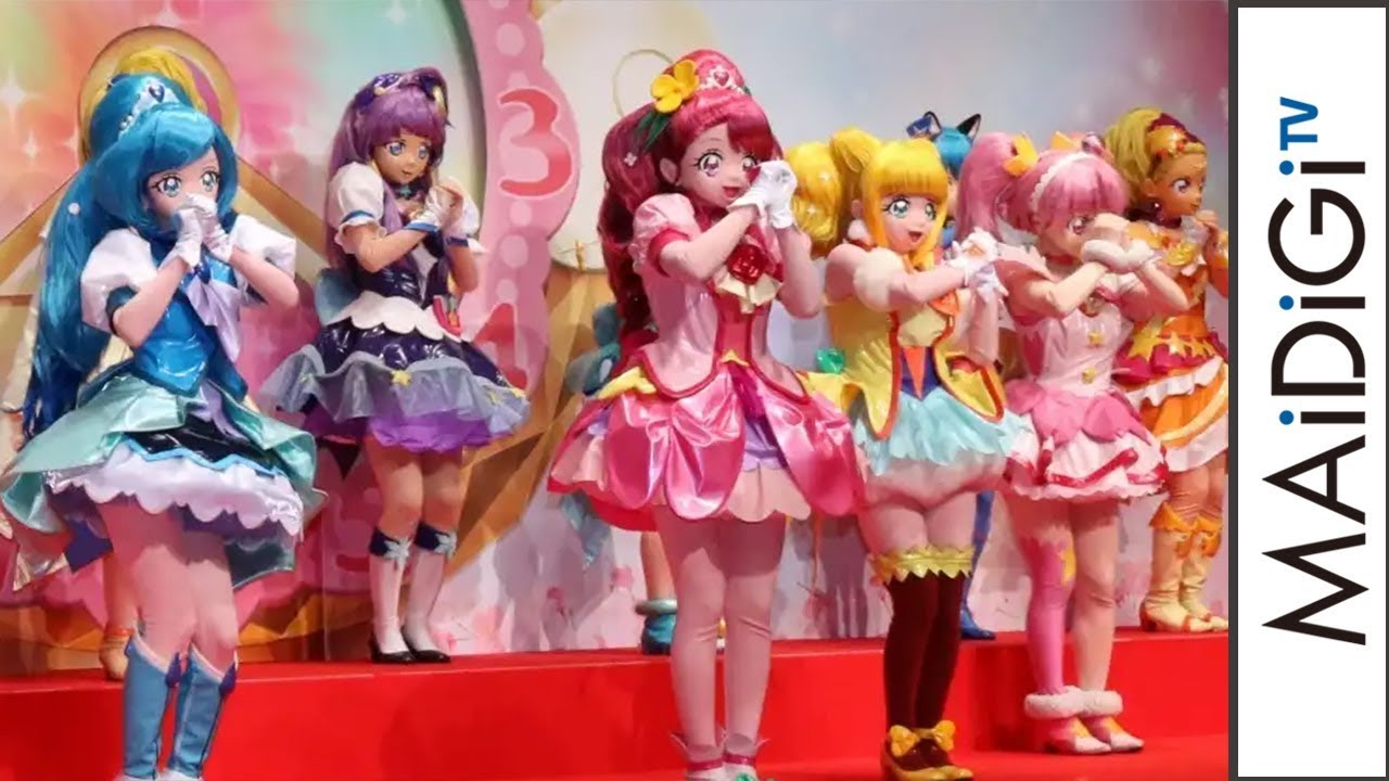 3世代13人のプリキュアが集結！エンディングダンス生披露　「映画プリキュアミラクルリープ」会見