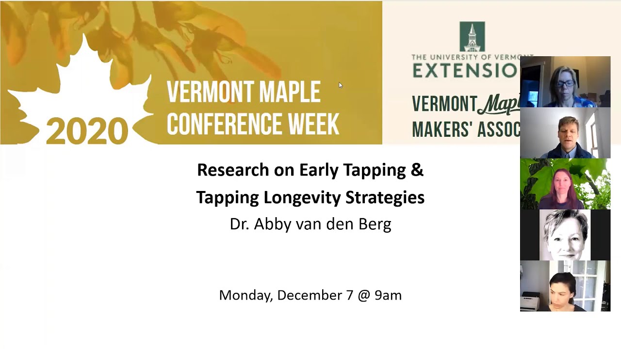 Early Tapping and Taphole Longevity Strategies Dec 2020 VT Conference