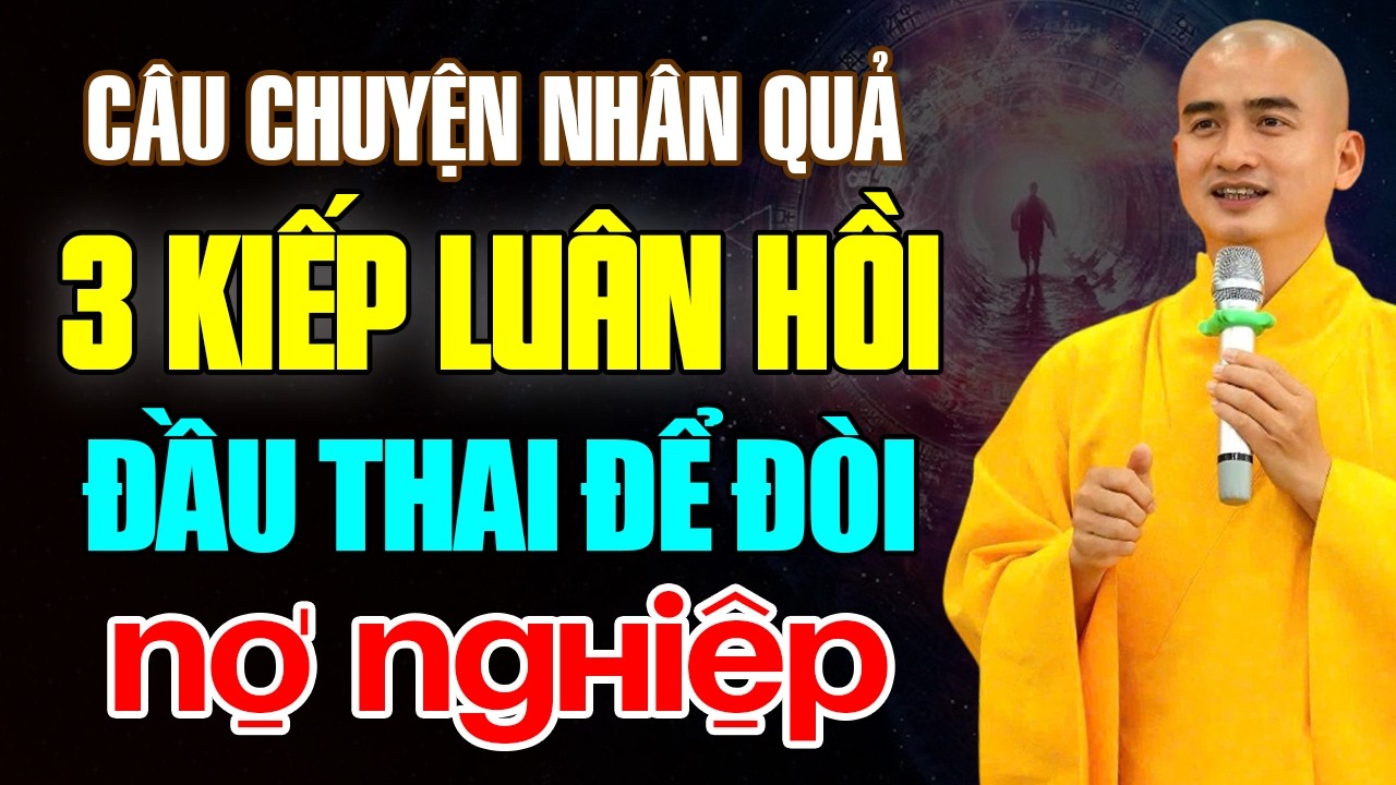 Câu Chuyện 3 Kiếp Luân Hồi Đầu Thai Đòi Nợ Nghiệp Khiến Người Nghe Suy Ngẫm - Thầy Thích Minh Thiền