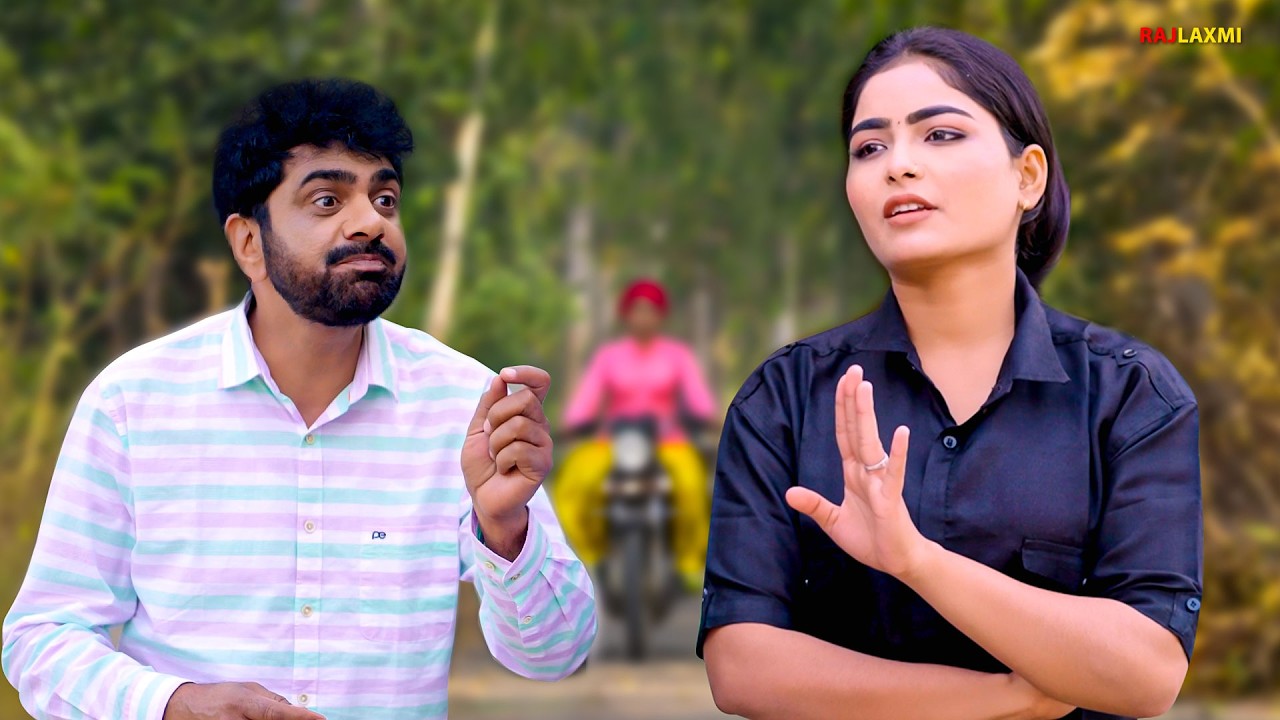 Uttar Kumar or Meghaa, Comedy Video 😄 Haryanvi Moves JHOOTHAA |  Rajlaxmi Short
