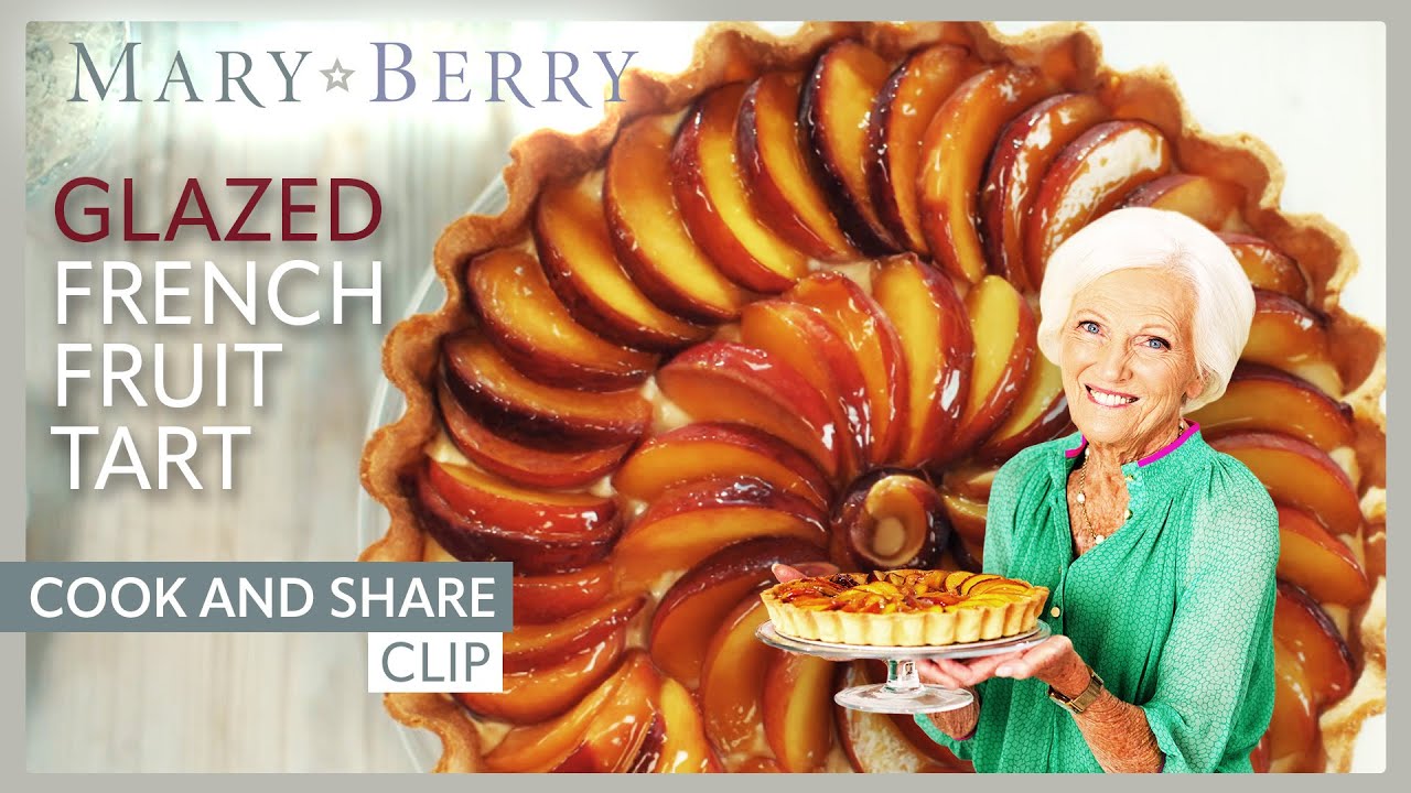 Glazed French Peach Tart | Mary Berry: Cook and Share | Mary Berry