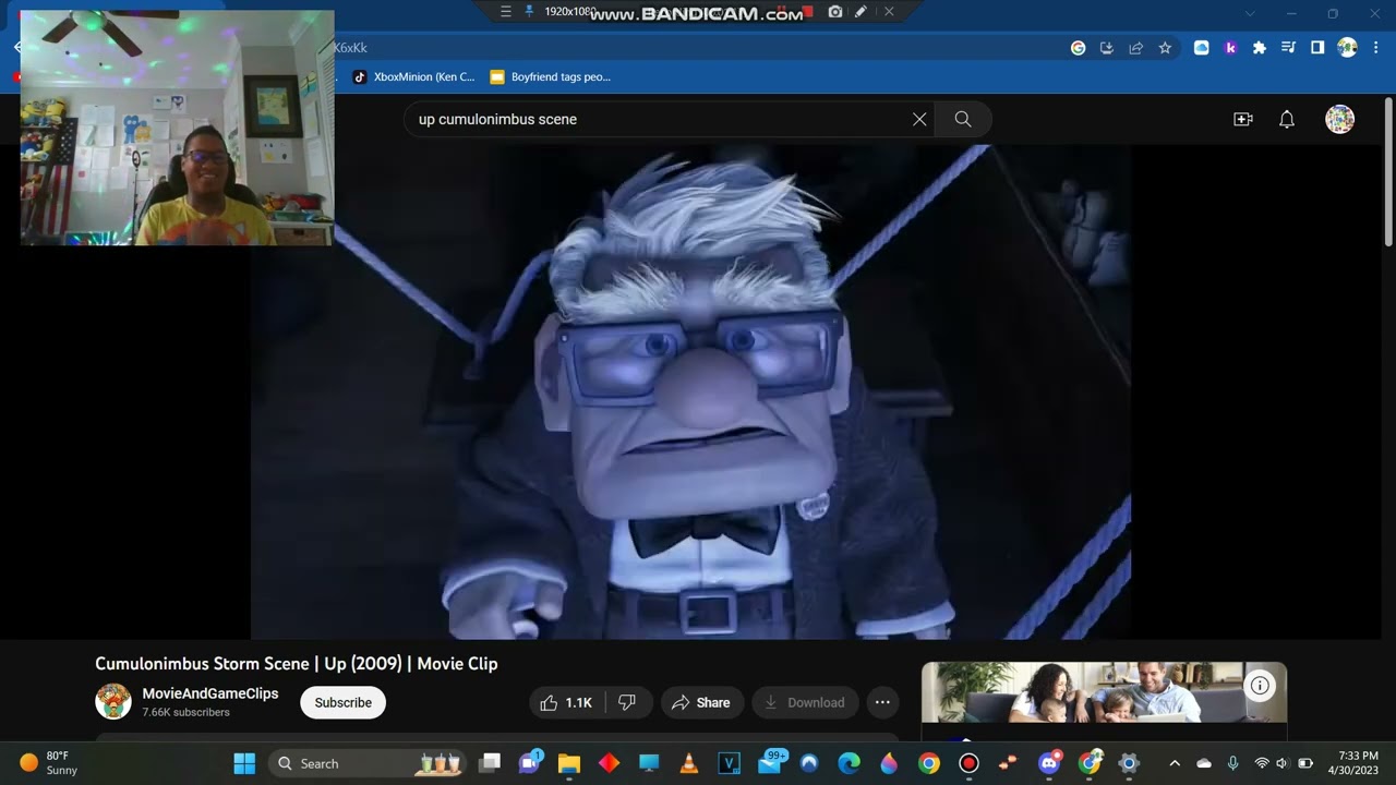 XboxMinion reacts to Up: Cumulonimbus Storm Scene
