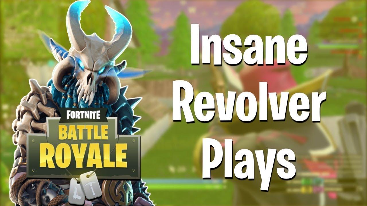 Insane Revolver Plays! (Fortnite BRs) w/BryceMcQuaid