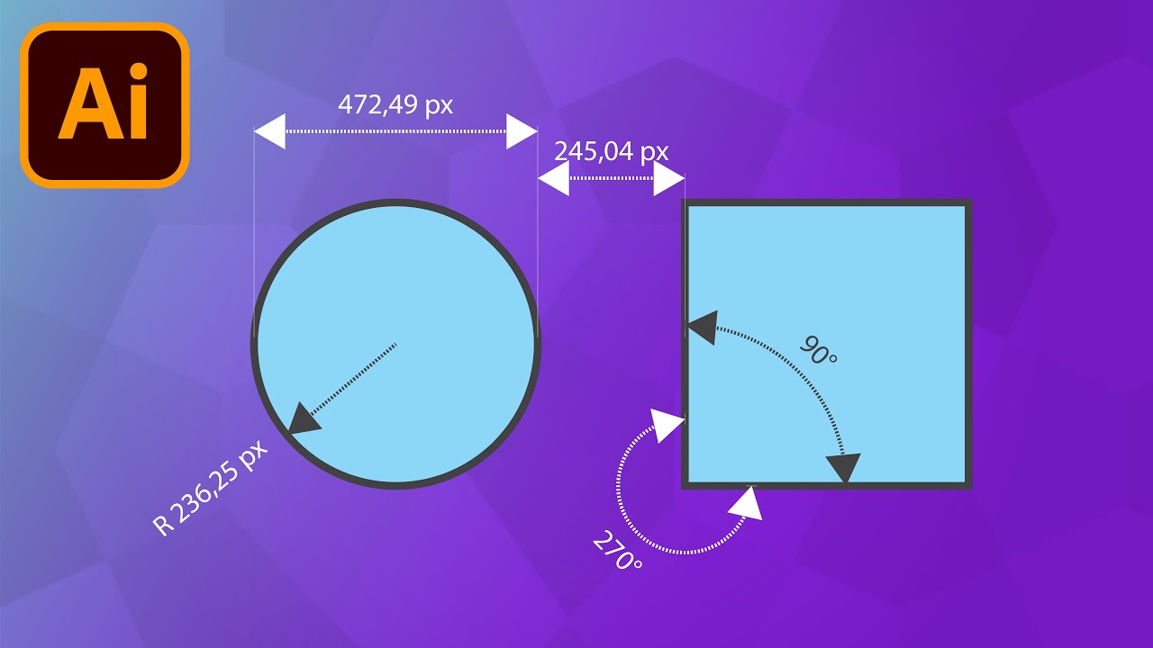 Как использовать инструмент «Размеры» в Adobe Illustrator CC