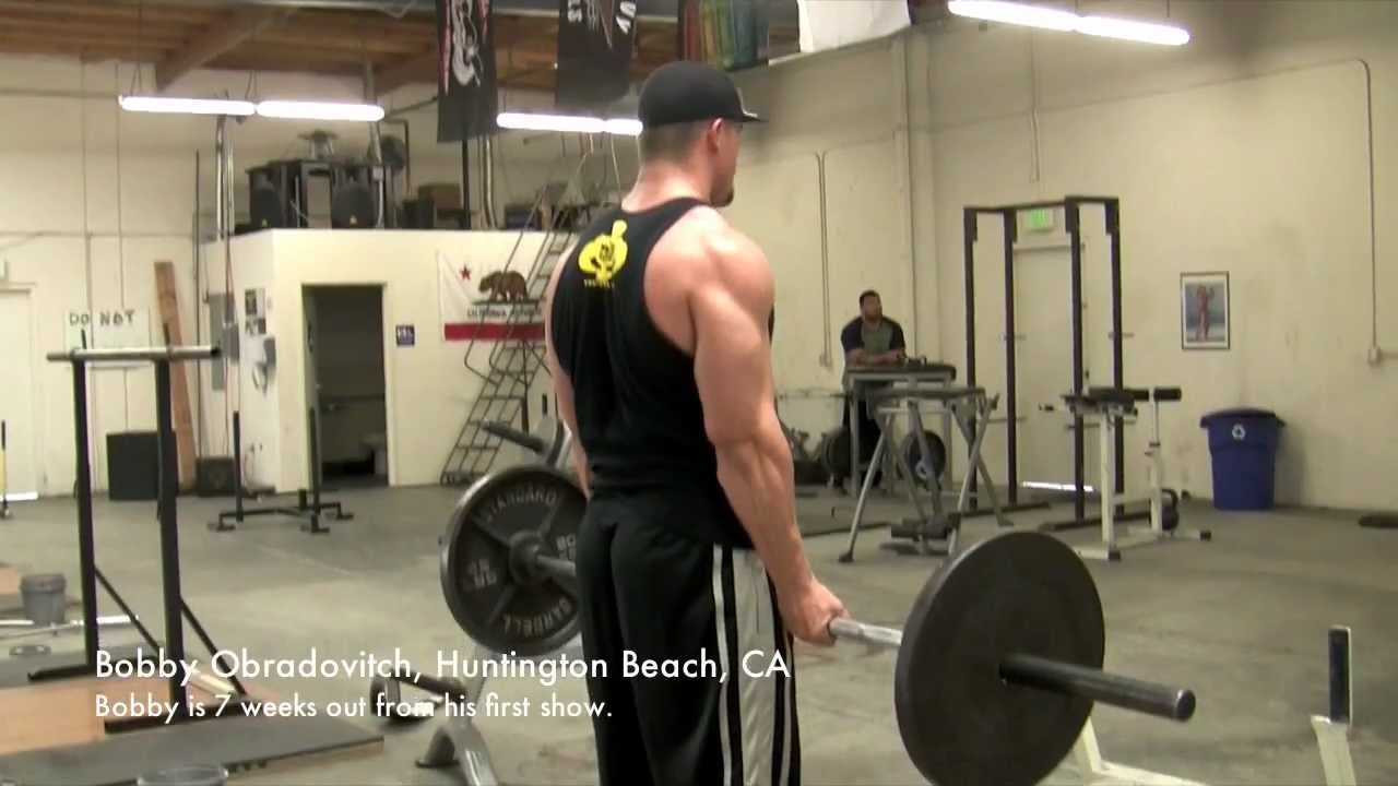 Rows and Standing Cable, Last Set of this superset group: Bobby and Chris at Metroflex Long Beach