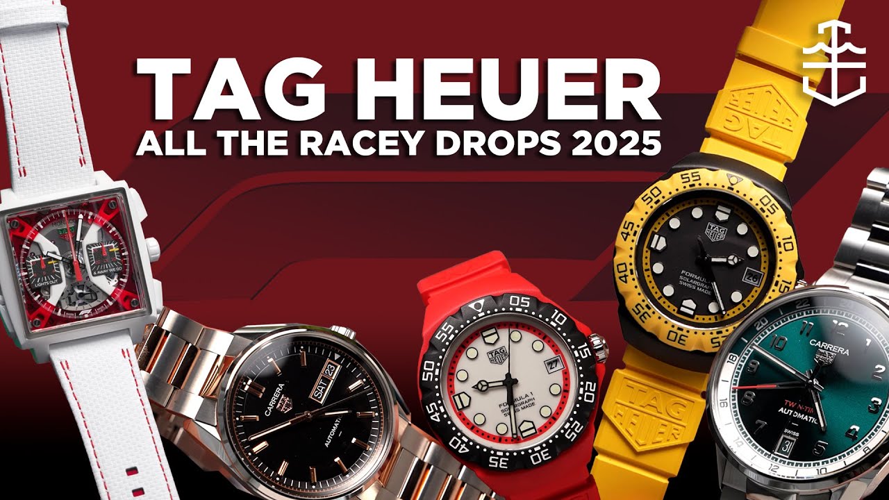TAG Heuer debuts new F1 Solargraph, Carrera Day-Date, and more | WATCHES AND WONDERS 2025