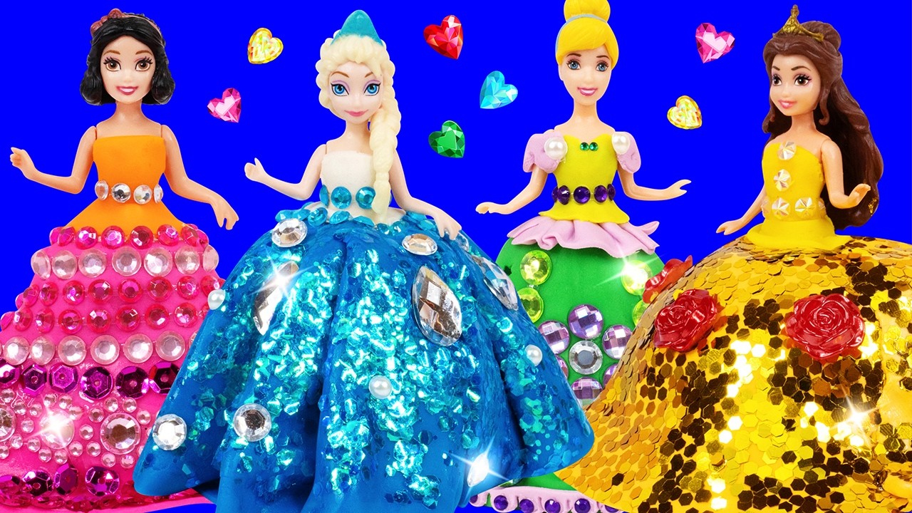 DIY How to Make Sparkle Outfits for Disney Princess Dolls