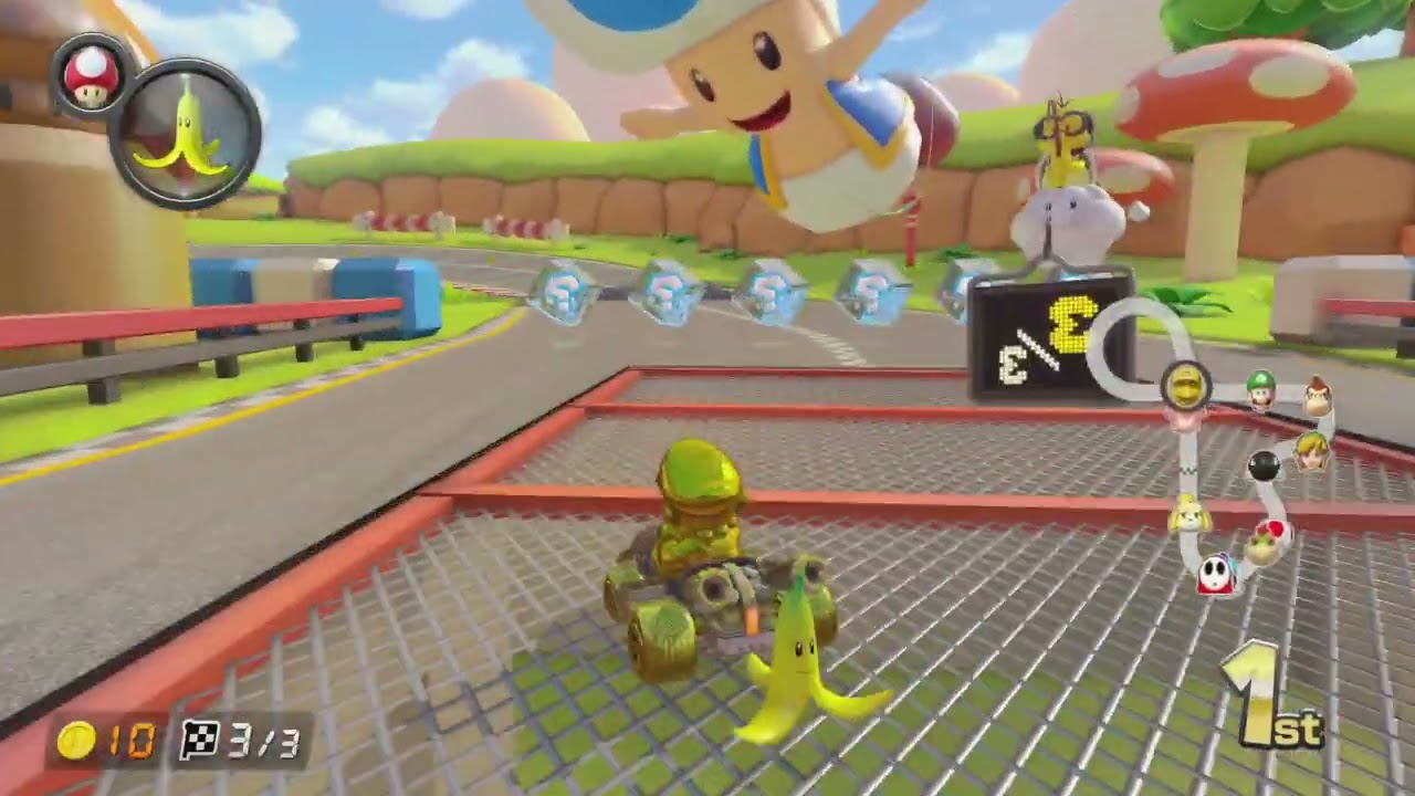 Mario Kart 8 Mirror Golden Dash Cup (3 Stars)