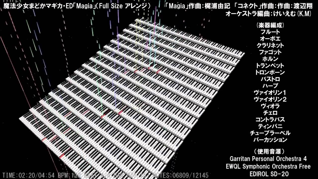 【オーケストラアレンジ】魔法少女まどか☆マギカED「Magia」Full Size