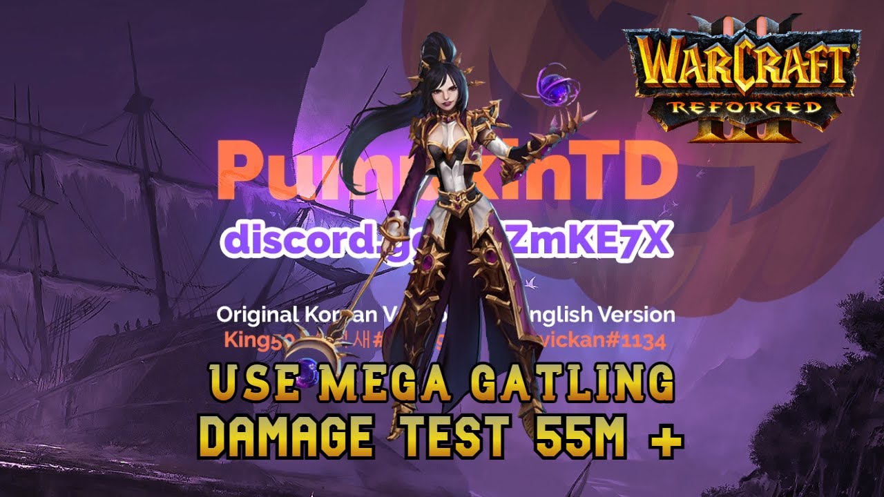 MY BEST DAMAGE TEST RECORD !! Pumpkin TD - WARCRAFT 3 REFORGED Indonesia