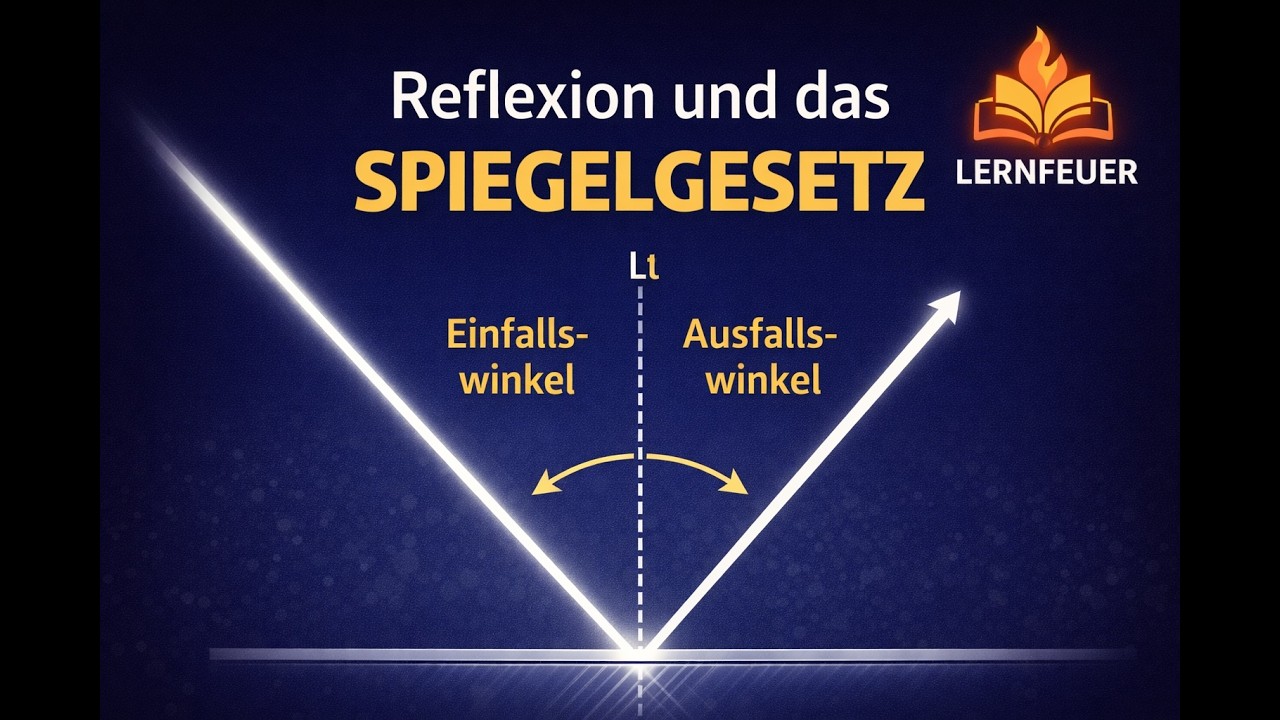 Reflexion & das Spiegelgesetz