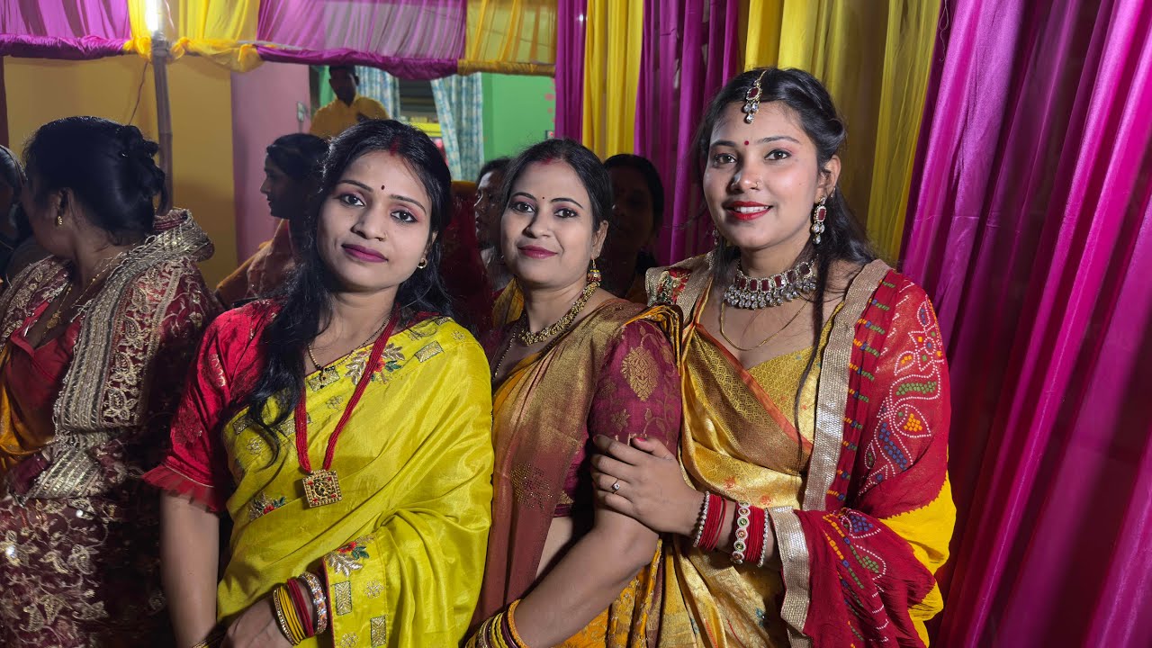 हम सभी हल्दी रश्म के लिए तैयार हो गए हैं ❤️