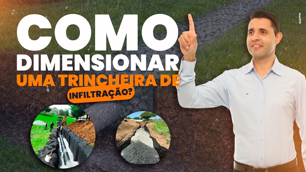Como dimensionar uma Trincheira de Infiltração