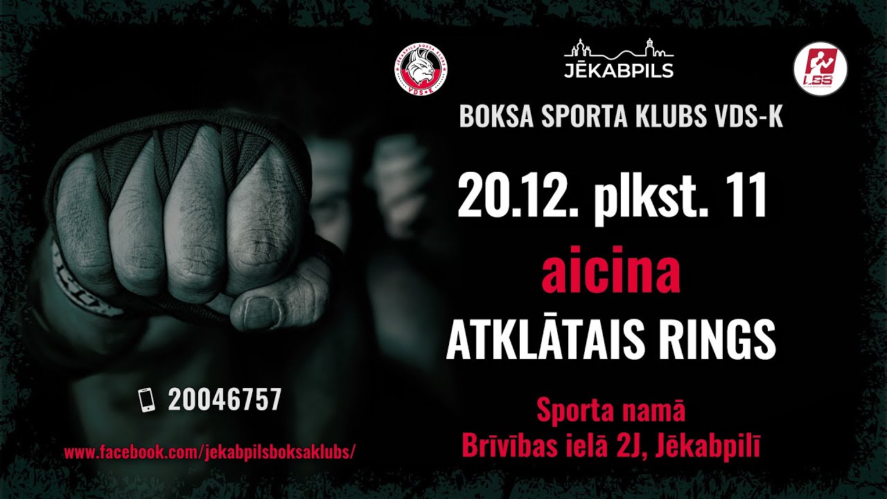 TIE&Scaron;RAIDE | Atklātais boksa rings Jēkabpil