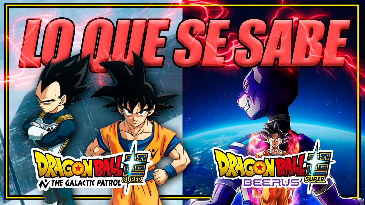 TODO LO QUE SE SABE de los NUEVOS ánimes de Dragon Ball Super: The Galactic Patrol y Beerus 😱