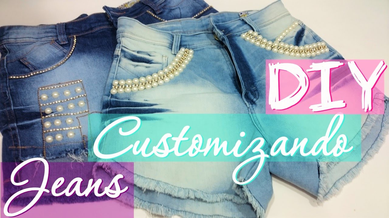 Como Customizar seu Jeans de Modo Rápido e Fácil | Viviane Magalhães
