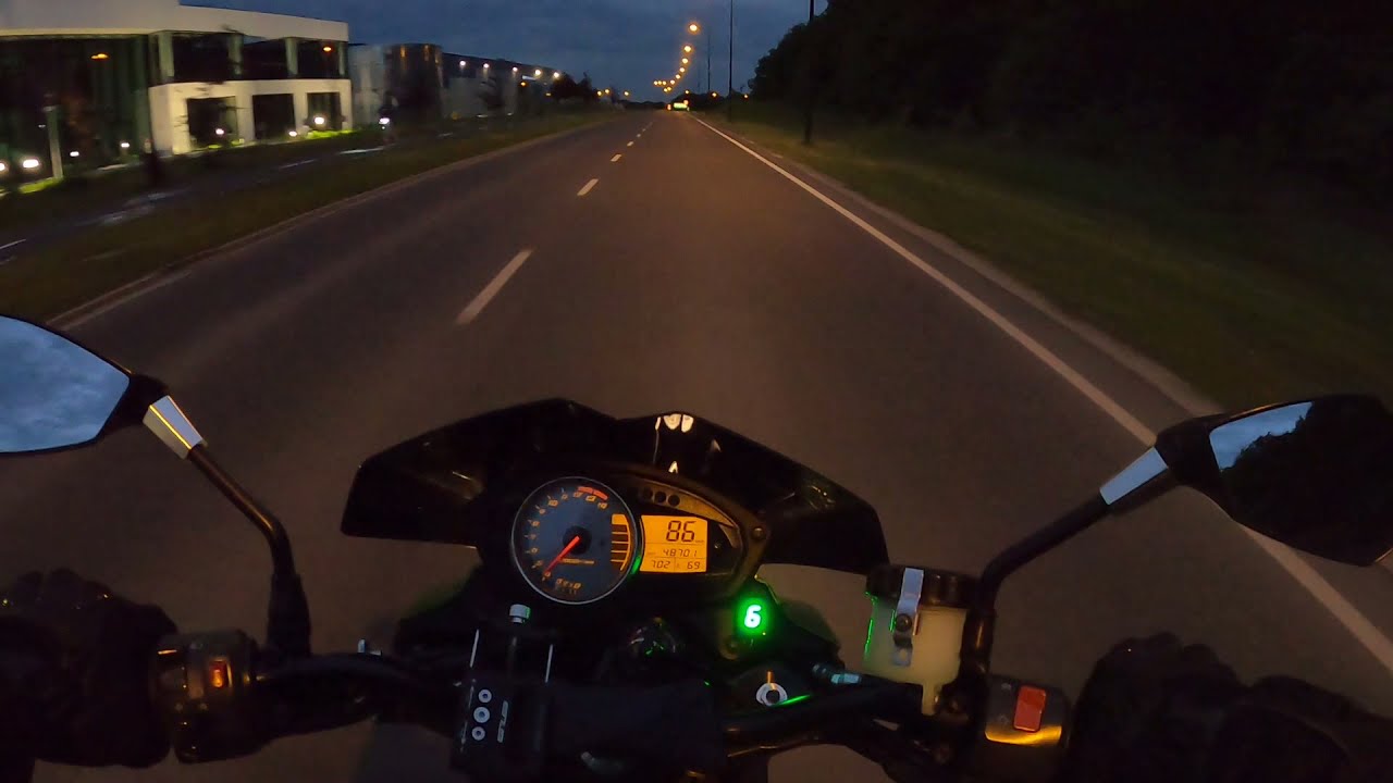 Kawasaki Z750 2009r. Przyspieszenie 0-210km/h oraz 50-200km/h Acceleration TEST RIDE