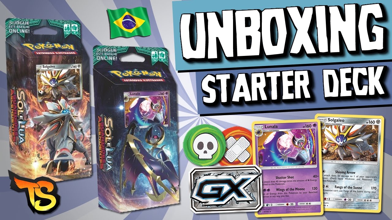UNBOXING Starter Decks Guardiões Ascendentes, Sol e Lua 2!