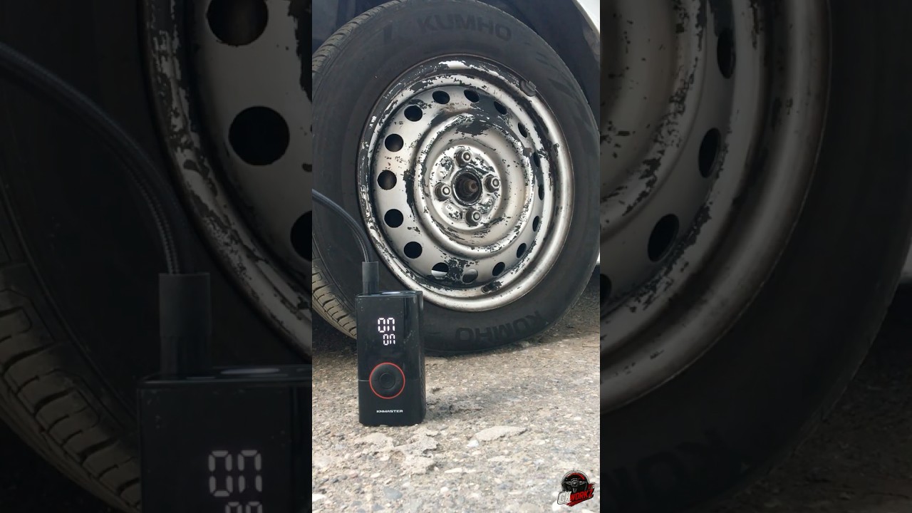 Ger&ccedil;ek Performans Testi! ⚙️ KNMASTER LP200 Şarjlı Pompa 🚗💨 #knmaster #reels #shorts #pompa #keşfet