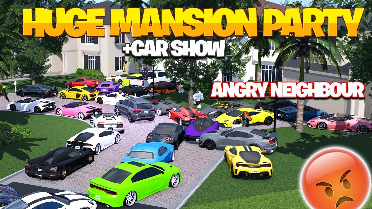 HUGE MANSION PARTY!! **ANGRY NEIGHBOUR** | ROBLOX SOUTHWEST FLORIDA