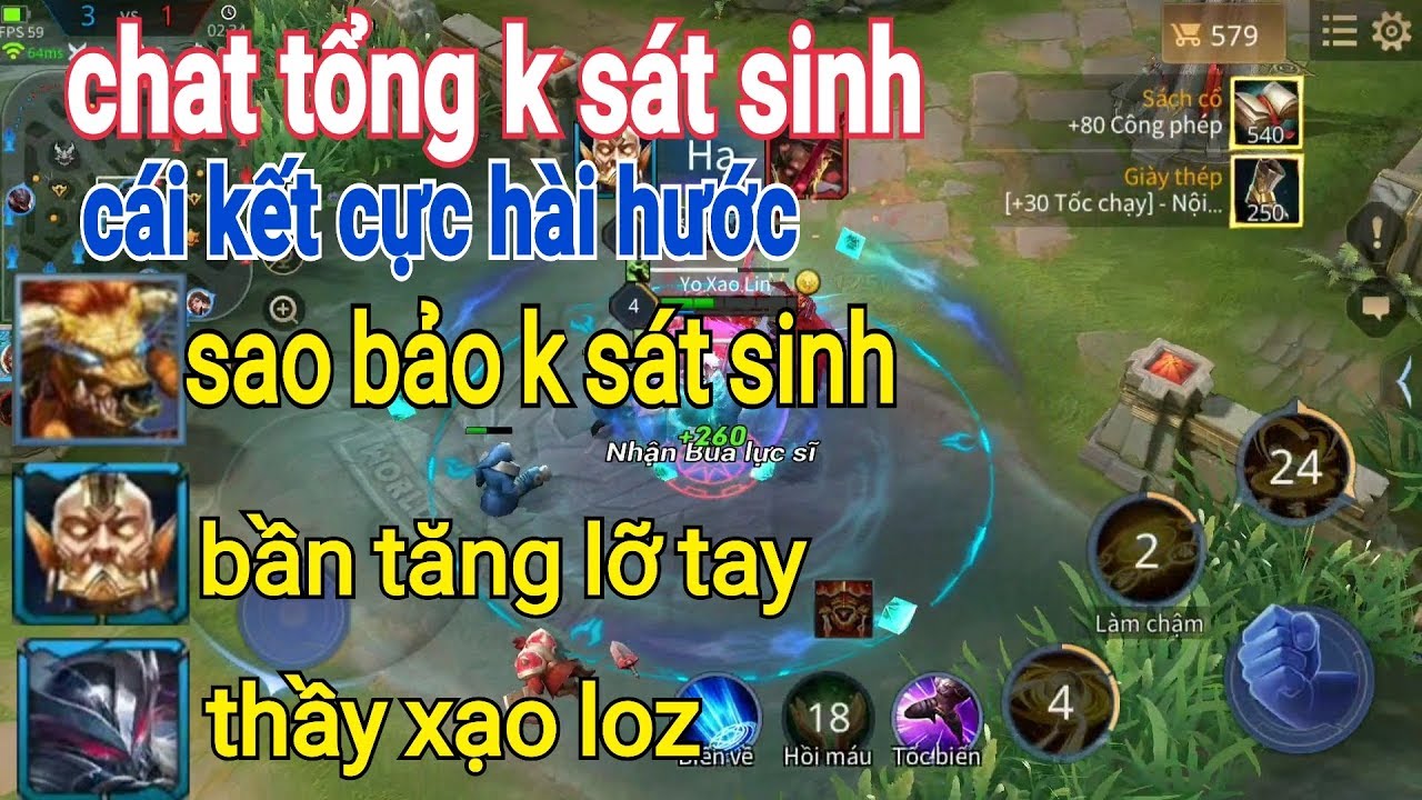 Troll Game _ Jina Troll Chat Tổng Và Phản Ứng Không Nhịn Được Cười Của 2 Team | Yo Game