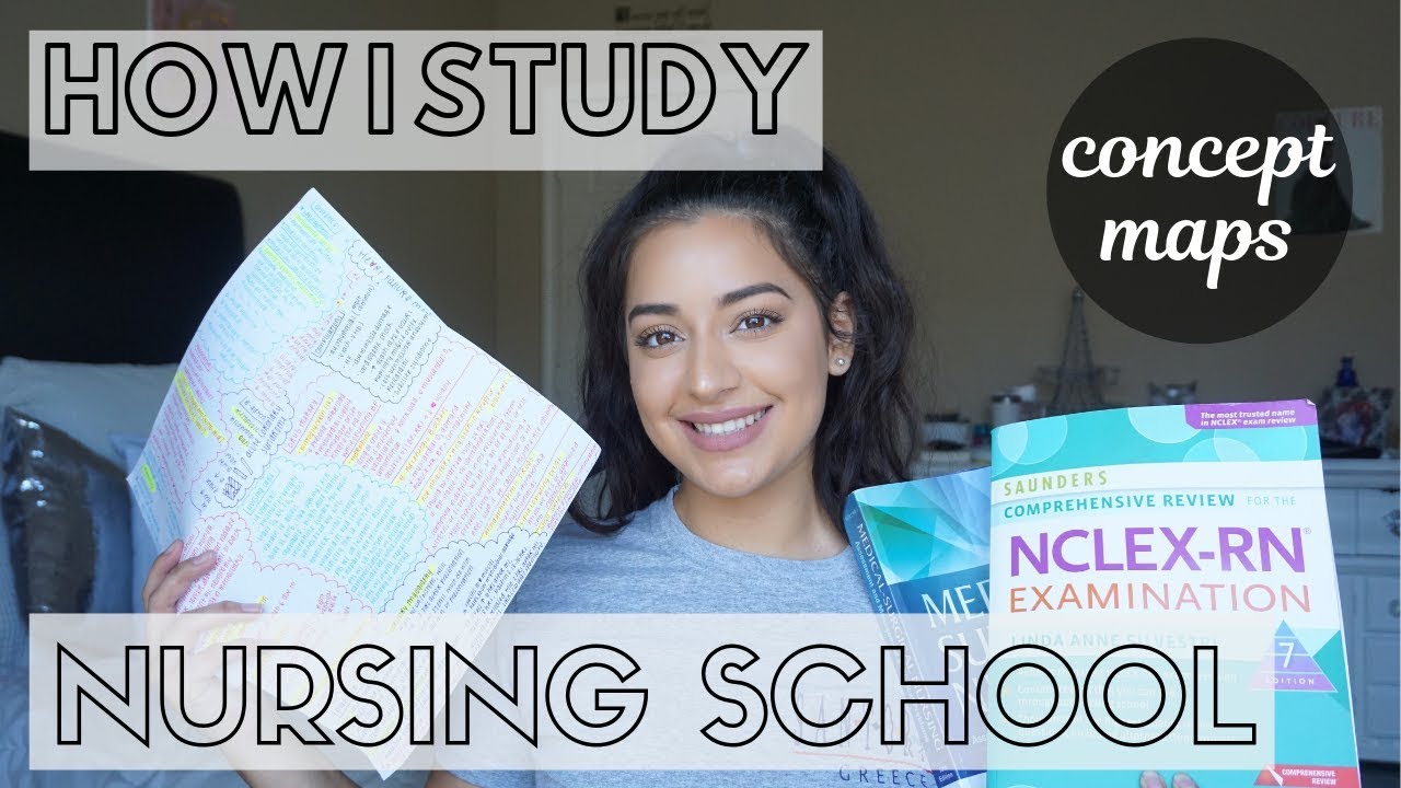 How I Study in NURSING SCHOOL in Detail (Med-Surg) | Concept Maps