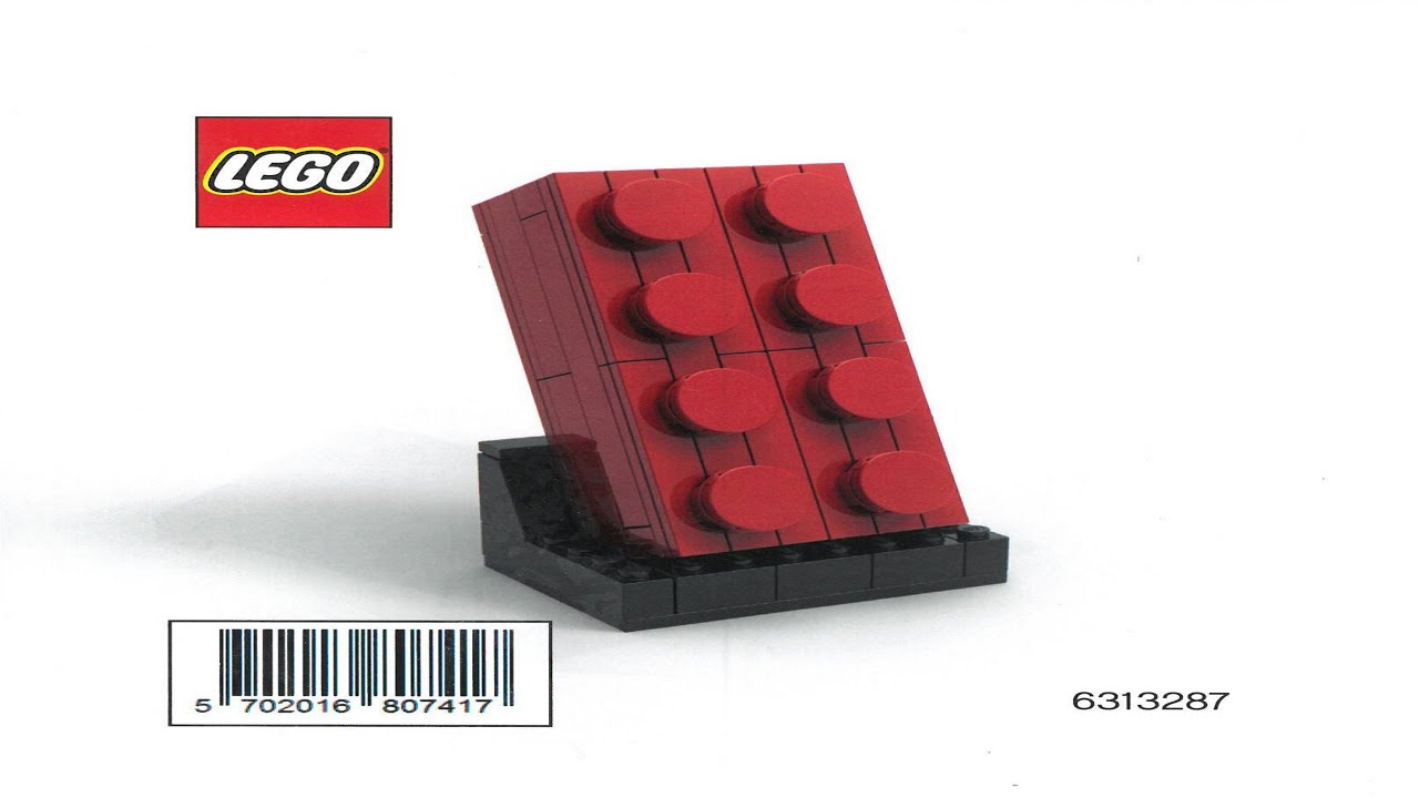 LEGO instructions - Promotional - 6313287 - Buildable 2x4 Red Brick