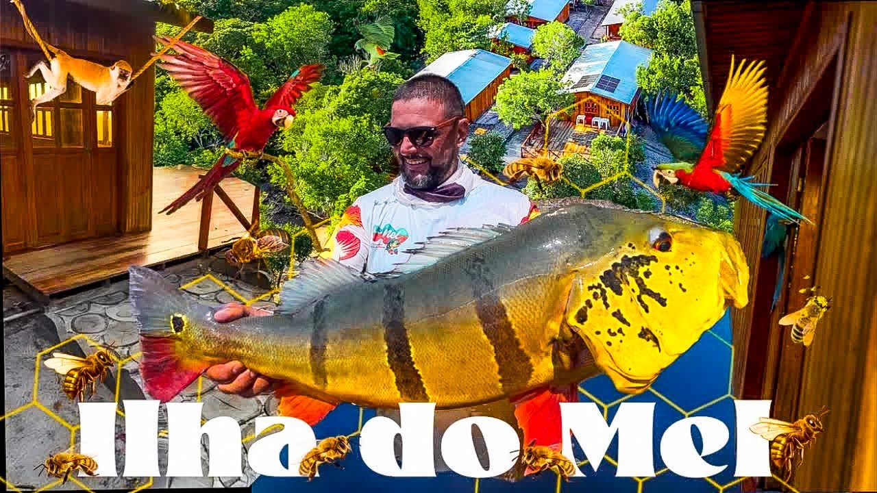 ILHA DO MEL - BARCELOS UM DOS MELHORES DESTINOS NA AMAZÔNIA, PROGRAMA PURA PESCA PARTE 01.