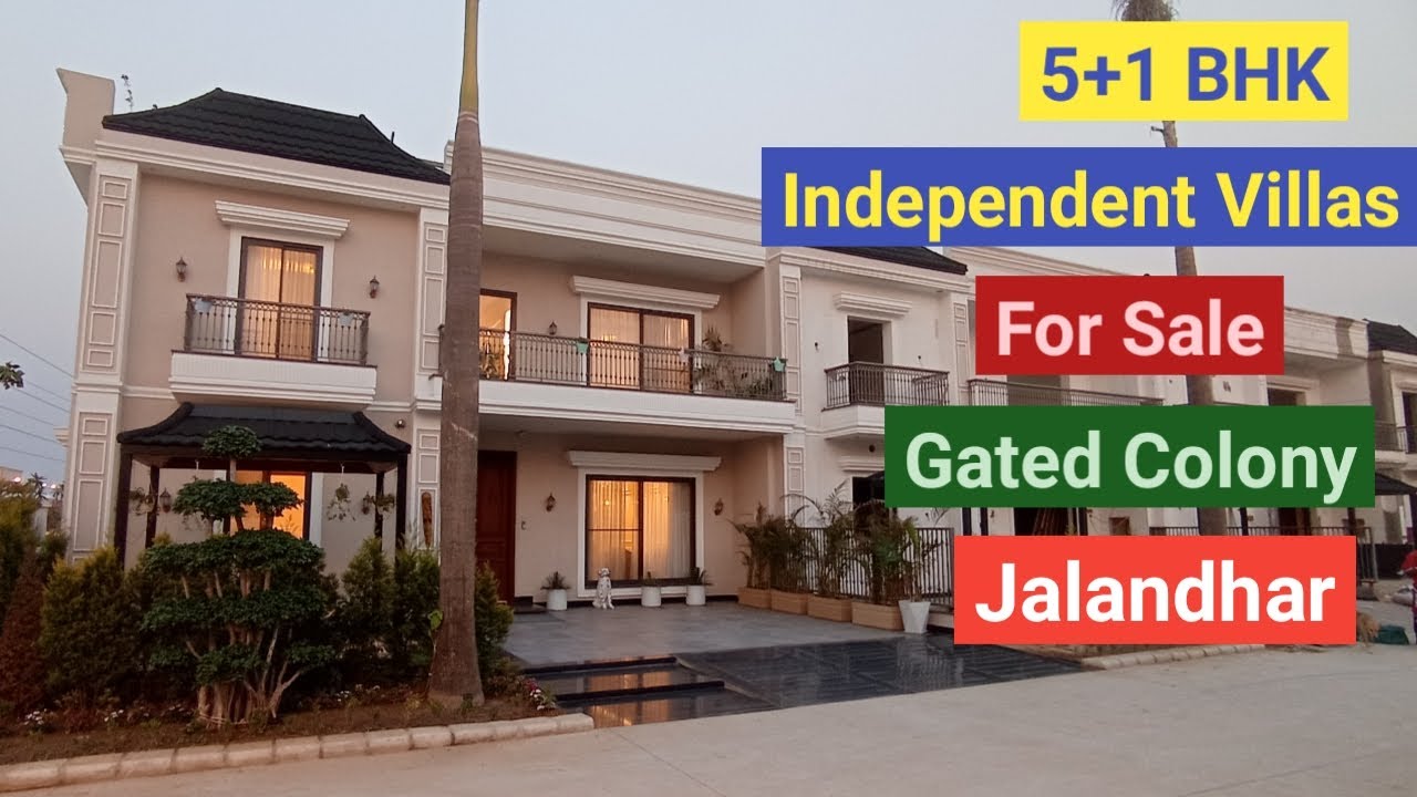 5+1 Independent Villas For Sale in Gated Colony Jalandhar | Contact +917888762602 
