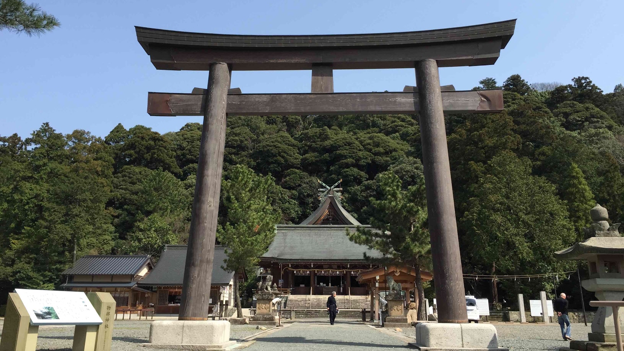 [４Ｋ] 石見一宮 物部神社  御神墓に到着すると山鳴りが… ［立体音響 バイノーラル録音］