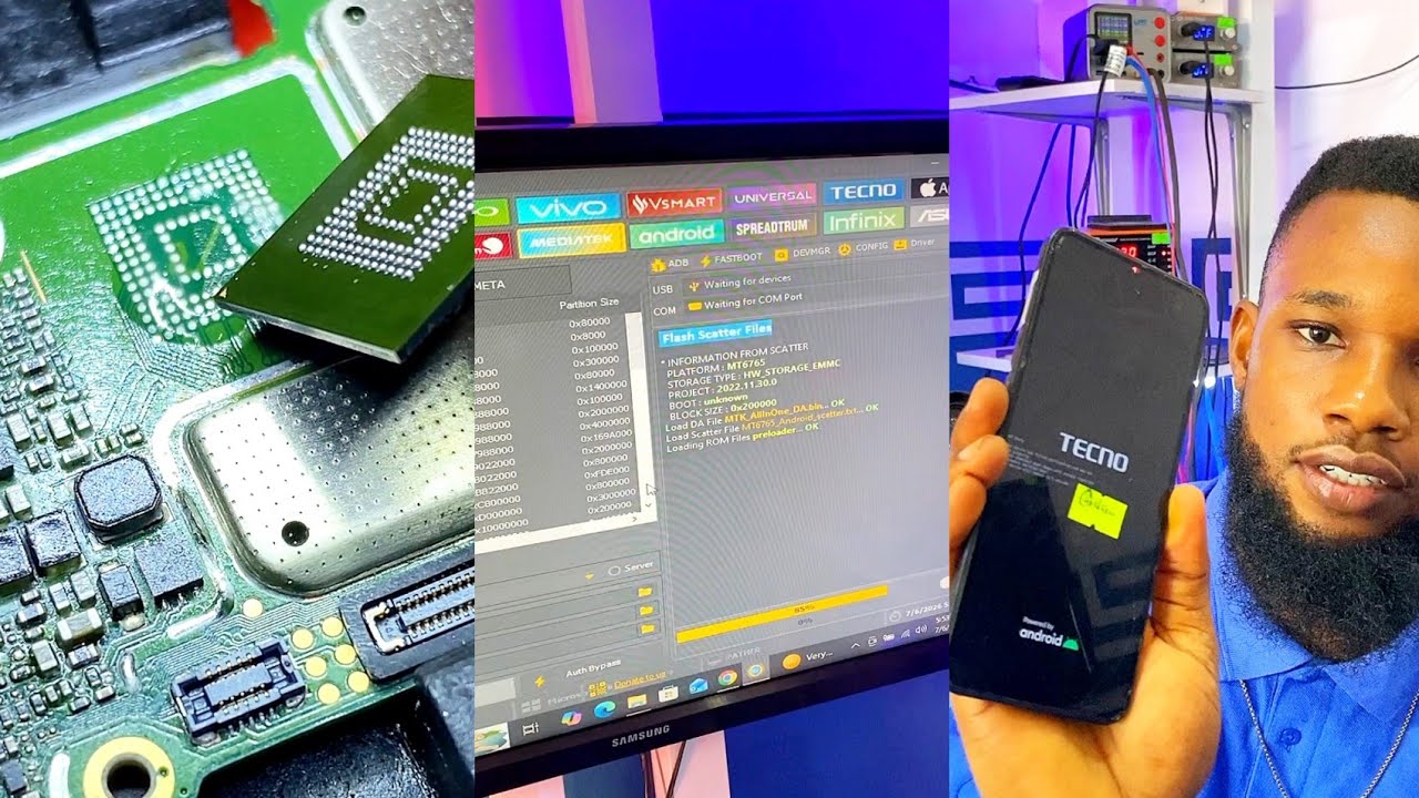 How to Repair Any Phone with eMMC/UFS Memory Issues Using JCID U70 Android NAND Programmer - PART 2