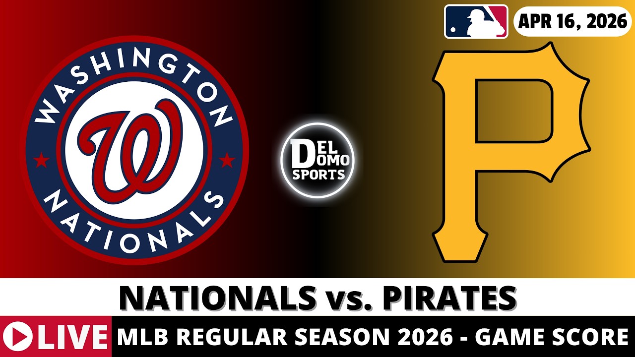 WASHINGTON NATIONALS VS PITTSBURGH PIRATES ⚾️ MLB Game Score Radio Play-by-Play