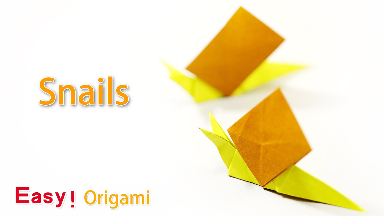 How to Make an Origami Snail: Easy Step-by-Step Tutorial | DIY Paper Folding Animal Crafts