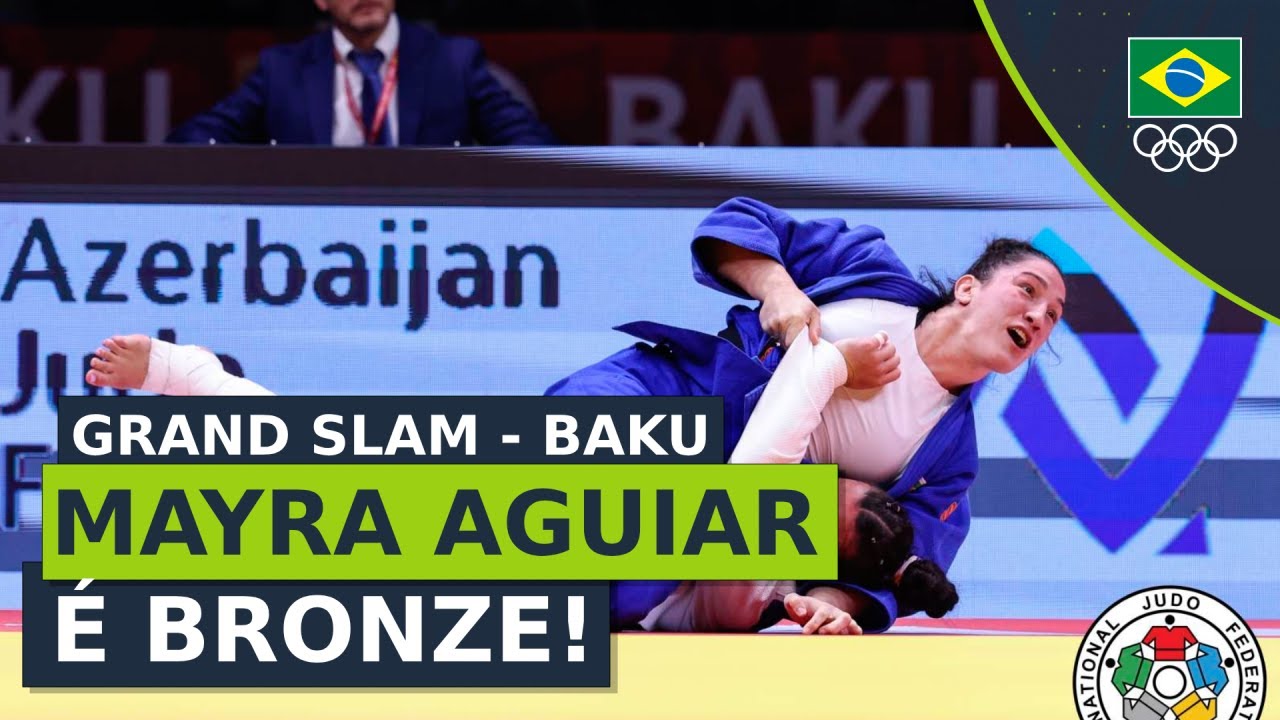 GRAND SLAM DE BAKU 2023 - Mayra Aguiar (78kg) vence Alina Boehm e conquista o bronze