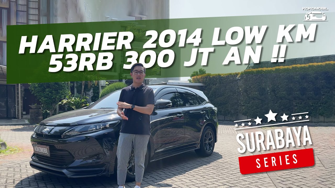 HARRIER JBL PREMIUM SOUND 2014 LOW KM 53RB DIJUAL!!