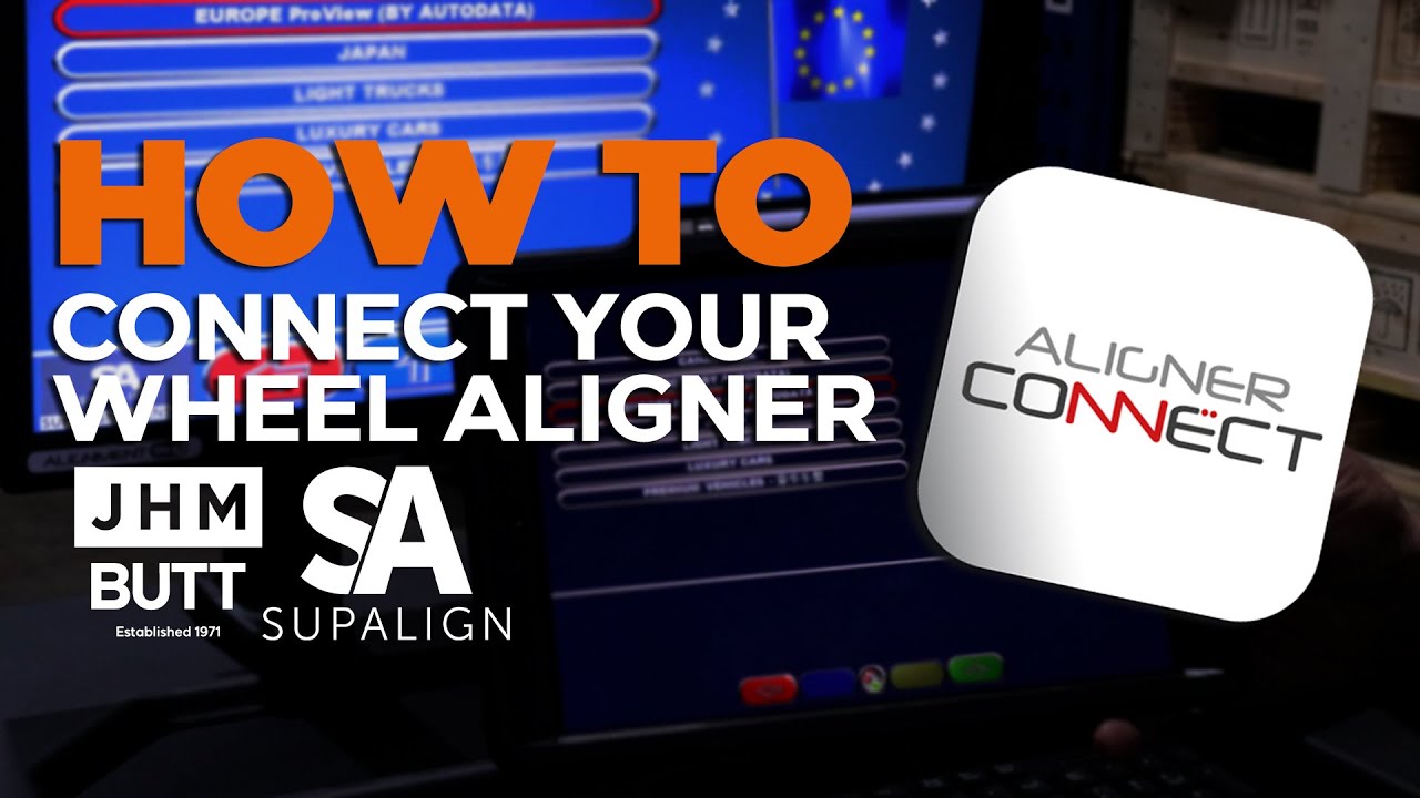 How to Connect a Wheel Aligner to the 