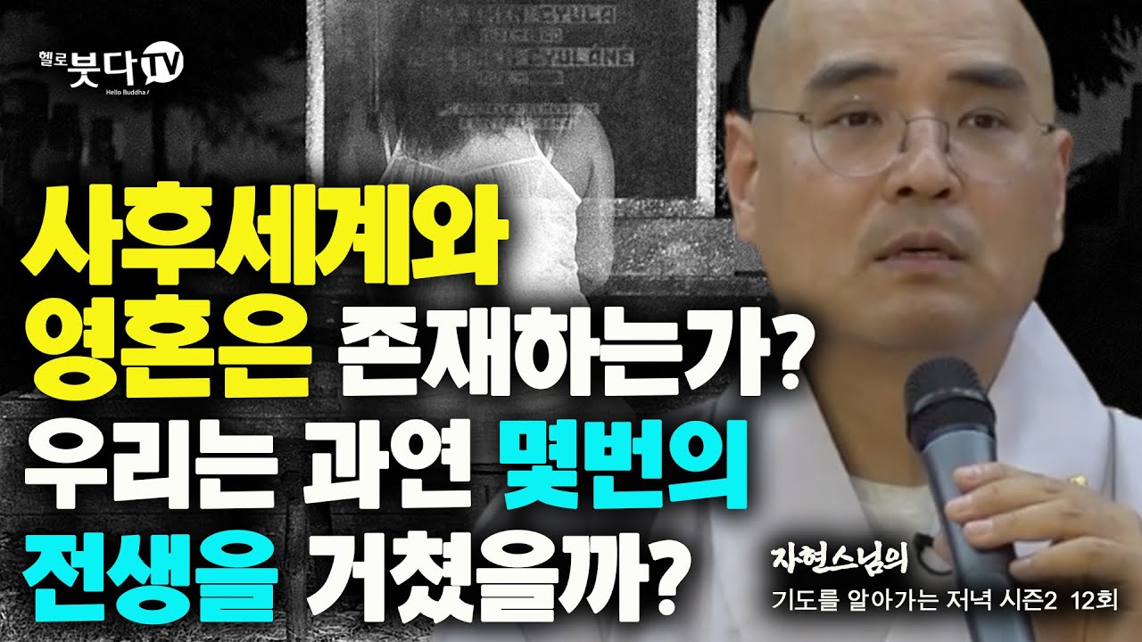 사후세계와 영혼은 존재하는가 우리는 과연 몇 번의 전생을 거쳤을까 | 자현 스님의 기도를 알아가는 저녁 시즌2 12회(6-2)